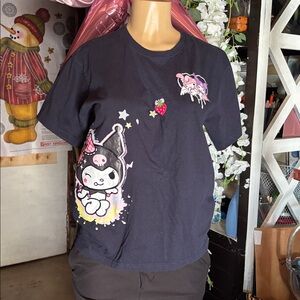 Kuromi Black Kids T-Shirt